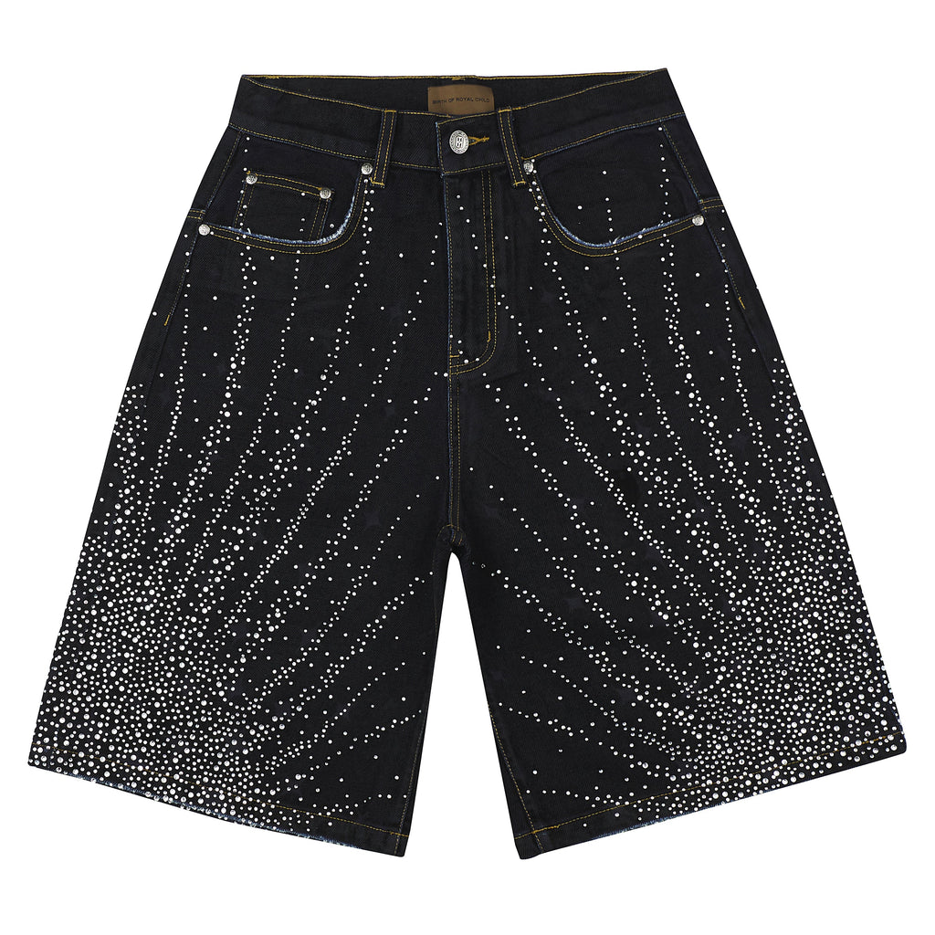 20K Starlight Denim Short | Black product image 1, provided for visual reference and product detail review