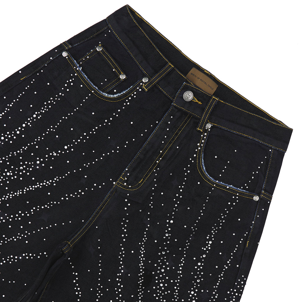 20K Starlight Denim Short | Black product image 2, provided for visual reference and product detail review