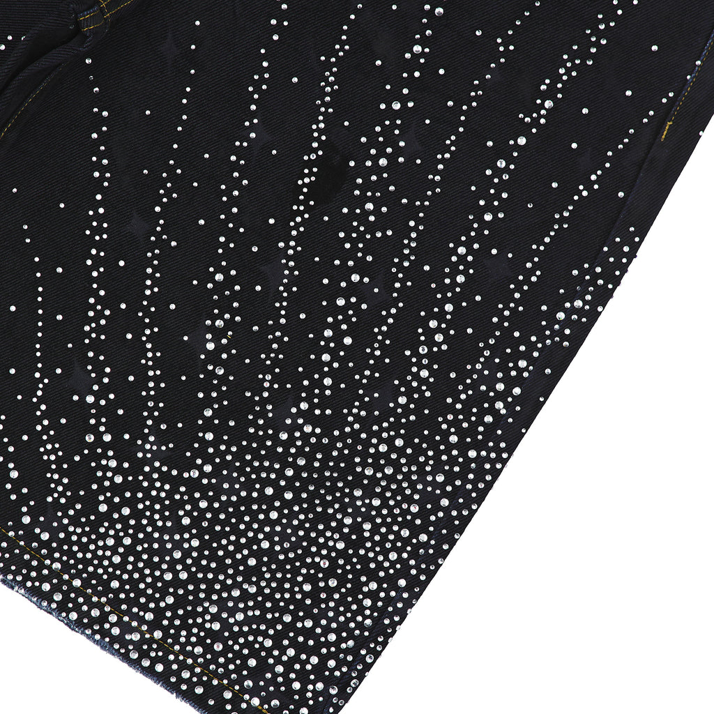 20K Starlight Denim Short | Black product image 3, provided for visual reference and product detail review