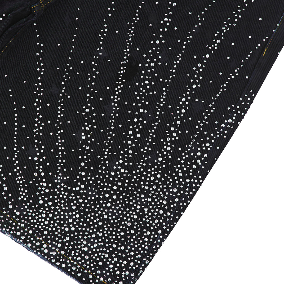 20K Starlight Denim Short | Black product image 3, provided for visual reference and product detail review