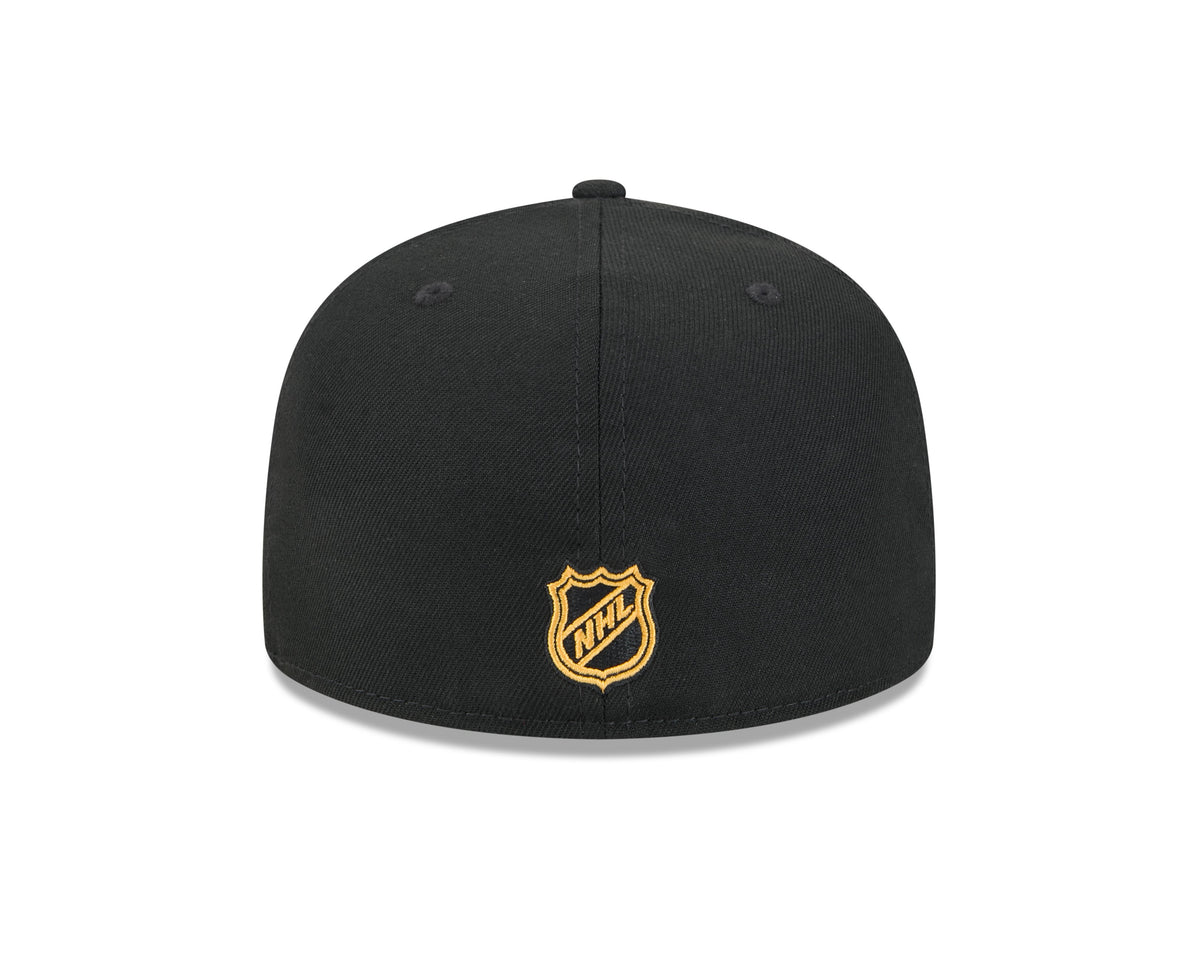 Boston Bruins NHL New Era Men Black 59Fifty Core Fitted Hat product image 2, provided for visual reference and product