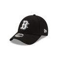 Boston Red Sox MLB New Era Men Black White 9Forty The League Adjustable Hat product image 1, provided for visual reference