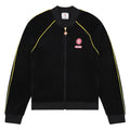 Gradient Piping Velour Track Jacket product image 1, provided for visual reference and product detail review