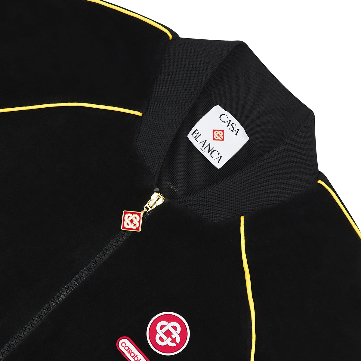 Gradient Piping Velour Track Jacket product image 3, provided for visual reference and product detail review