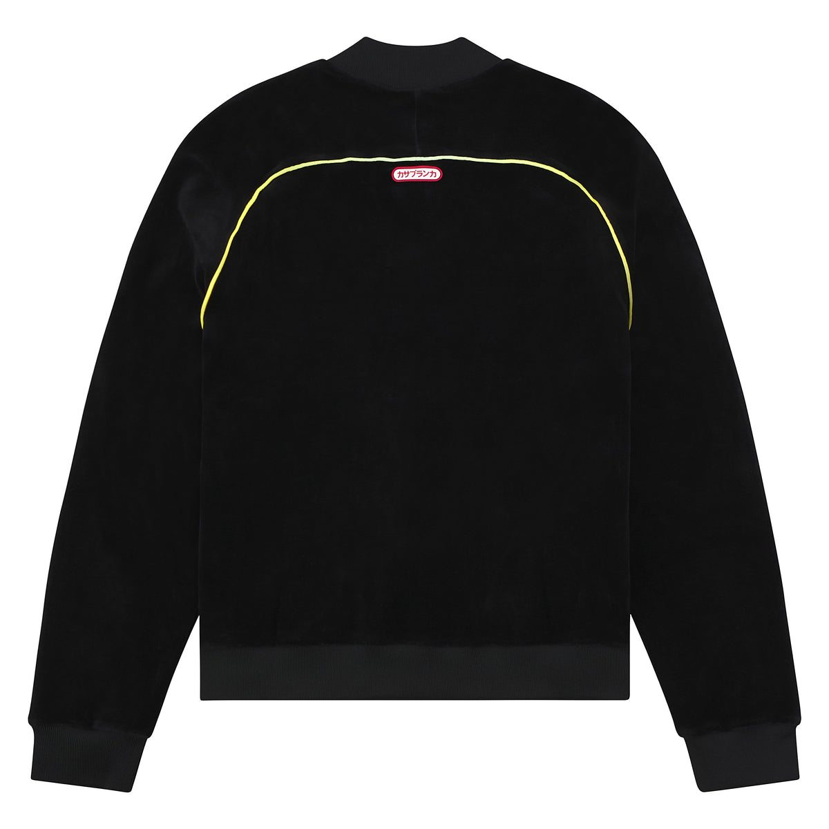 Gradient Piping Velour Track Jacket product image 4, provided for visual reference and product detail review