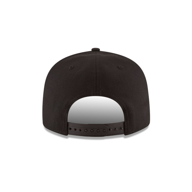Chicago Bulls NBA New Era Men Black/White 9Fifty Basic Snapback product image 2, provided for visual reference and product