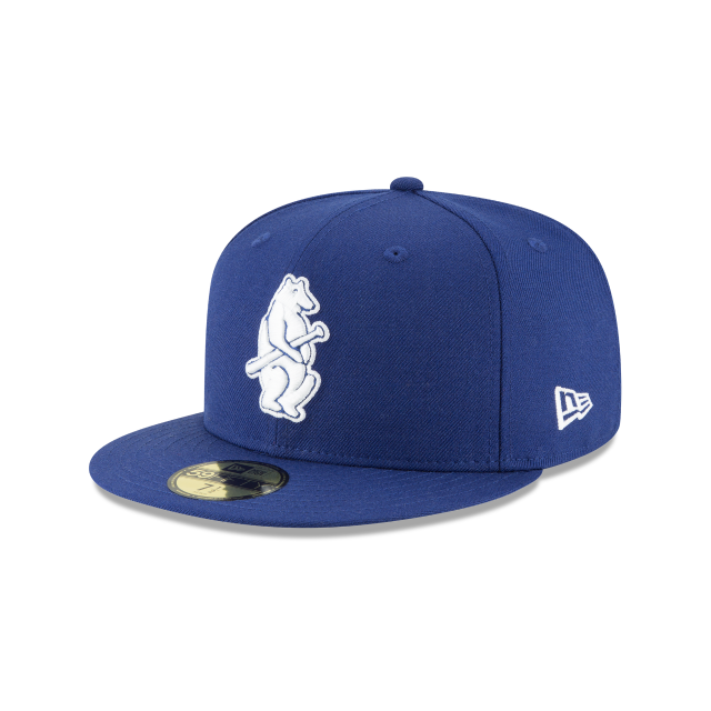 Chicago Cubs MLB New Era Men Royal Blue 59Fifty 1914 Cooperstown Wool Fitted Hat product image 1, provided for visual