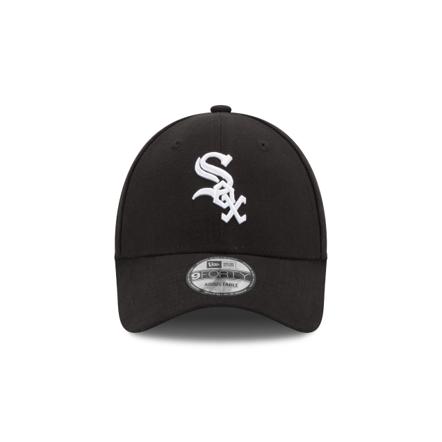 Chicago White Sox MLB New Era Men Black 9Forty The League Adjustable Hat product image 3, provided for visual reference and