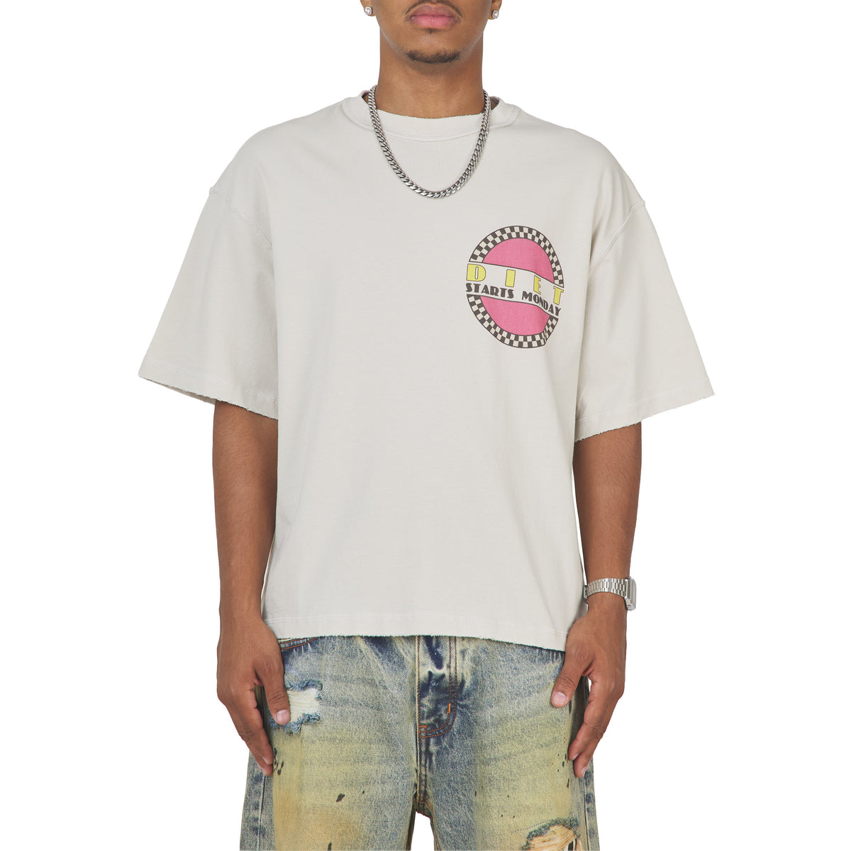 Baja T-Shirt | Antique White product image 3, provided for visual reference and product detail review