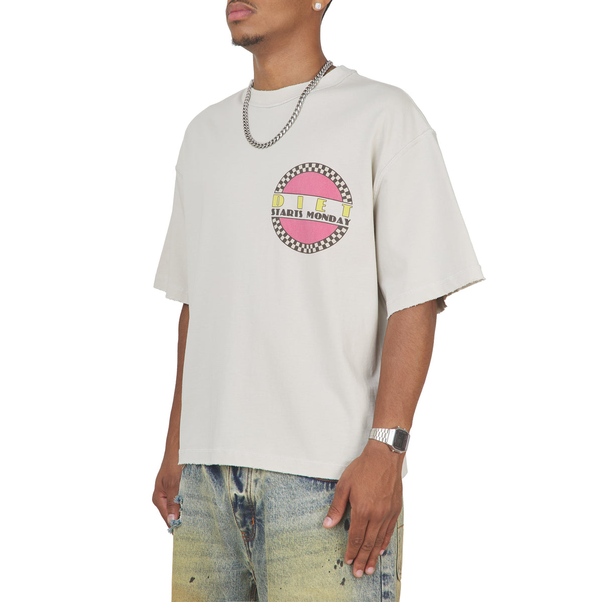Baja T-Shirt | Antique White product image 2, provided for visual reference and product detail review