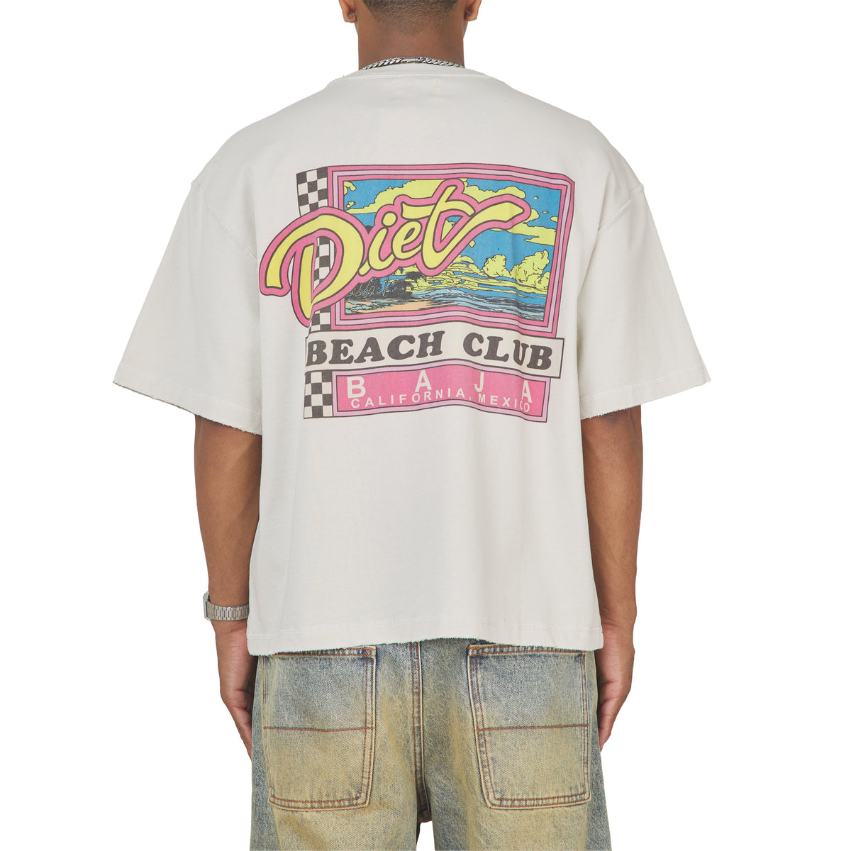 Baja T-Shirt | Antique White product image 4, provided for visual reference and product detail review