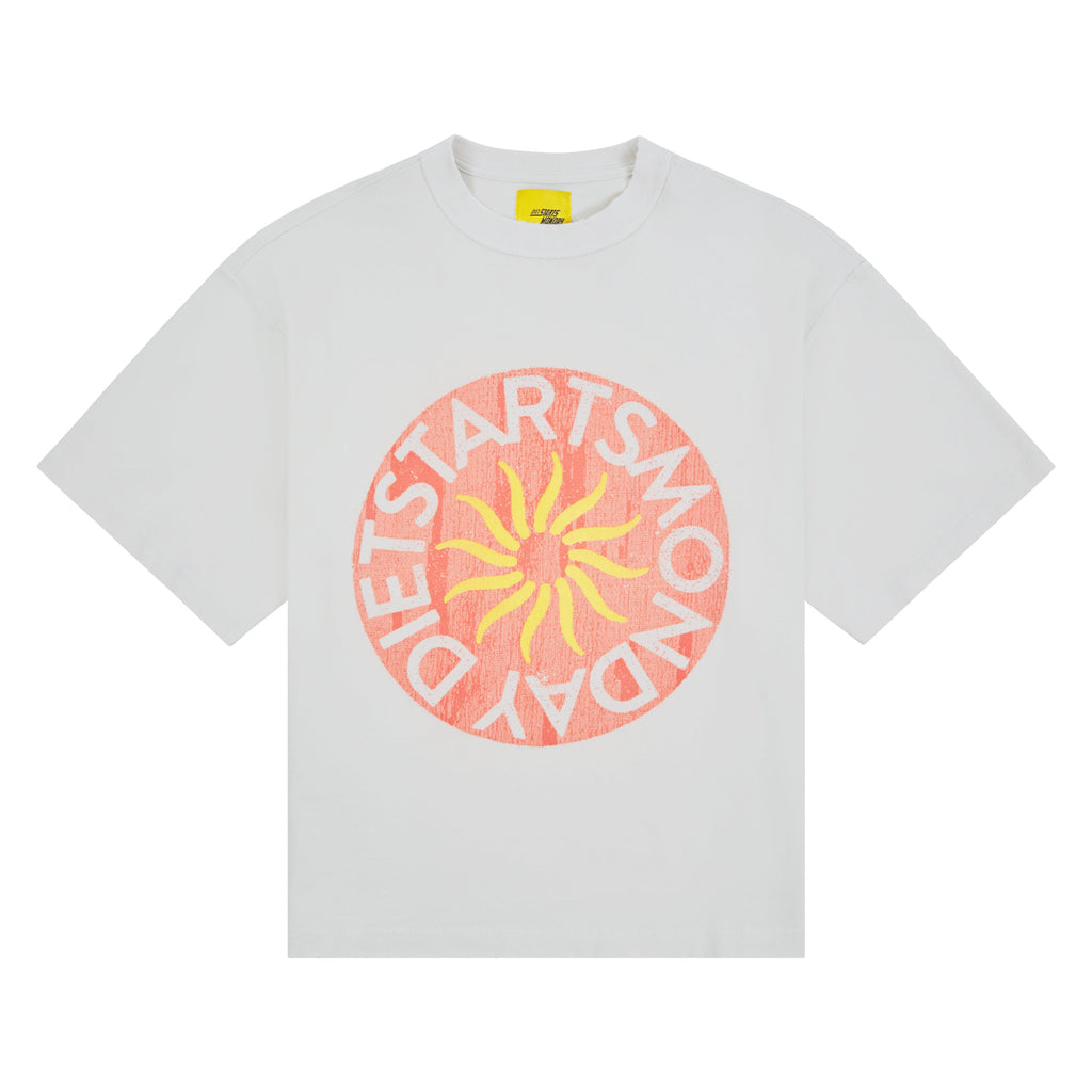 Sol T-Shirt | Antique White/Washed Red product image 1, provided for visual reference and product detail review