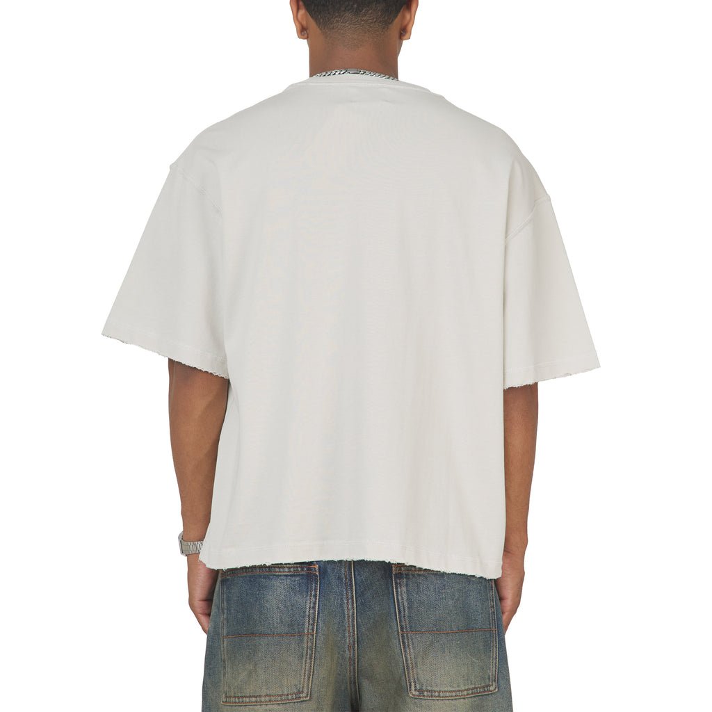Sol T-Shirt | Antique White/Washed Green product image 4, provided for visual reference and product detail review