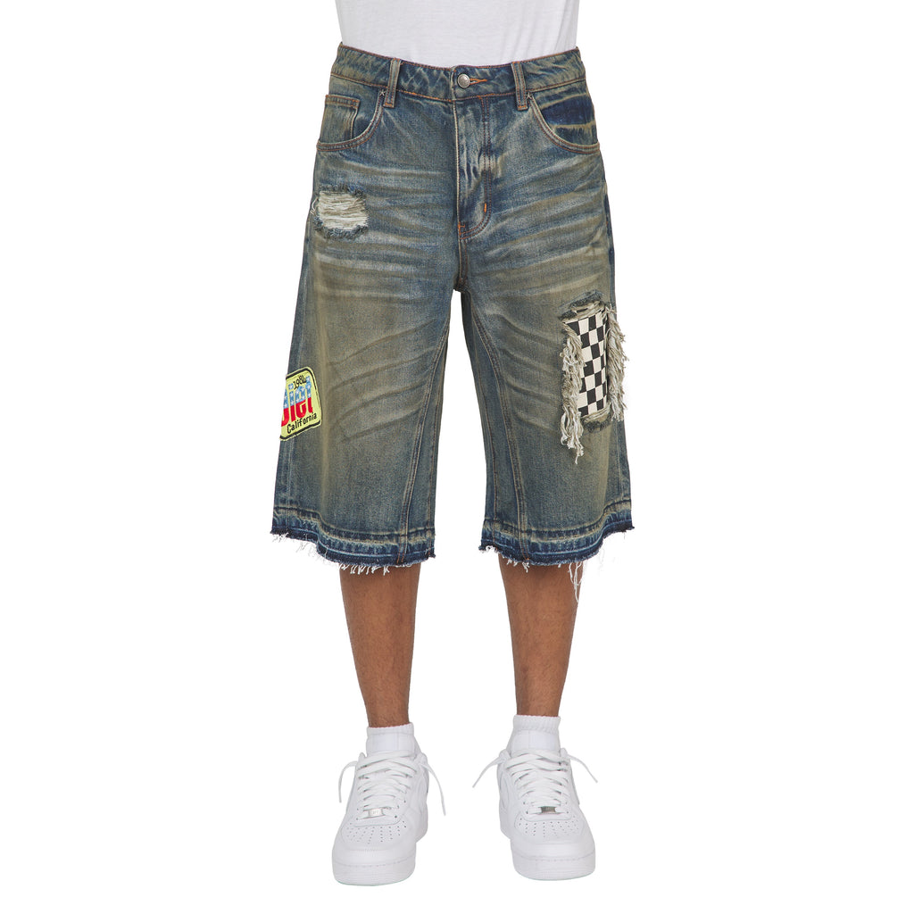 Venice Denim Short | Dark Indigo product image 3, provided for visual reference and product detail review