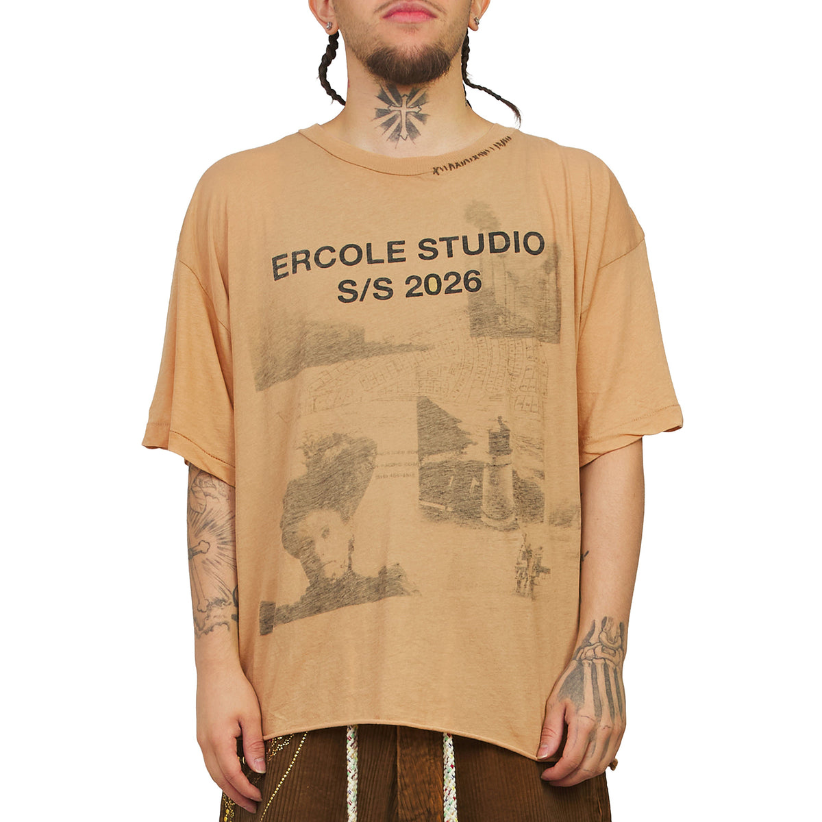 Palisades Map T-Shirt product image 2, provided for visual reference and product detail review