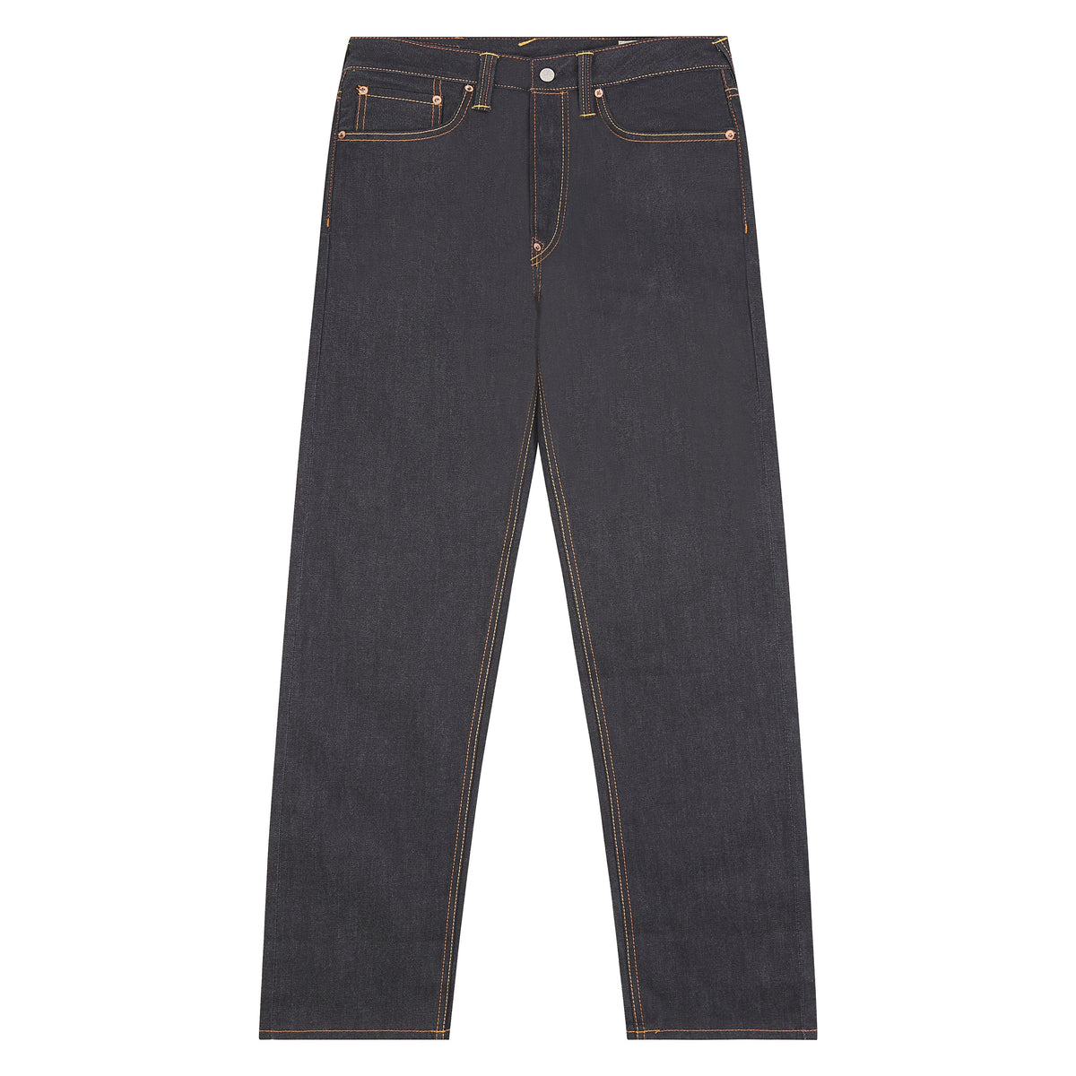 Daicock Print Raw Denim | White product image 2, provided for visual reference and product detail review