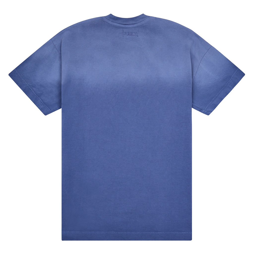 Washed Puffed Logo T-Shirt | Purple product image 4, provided for visual reference and product detail review