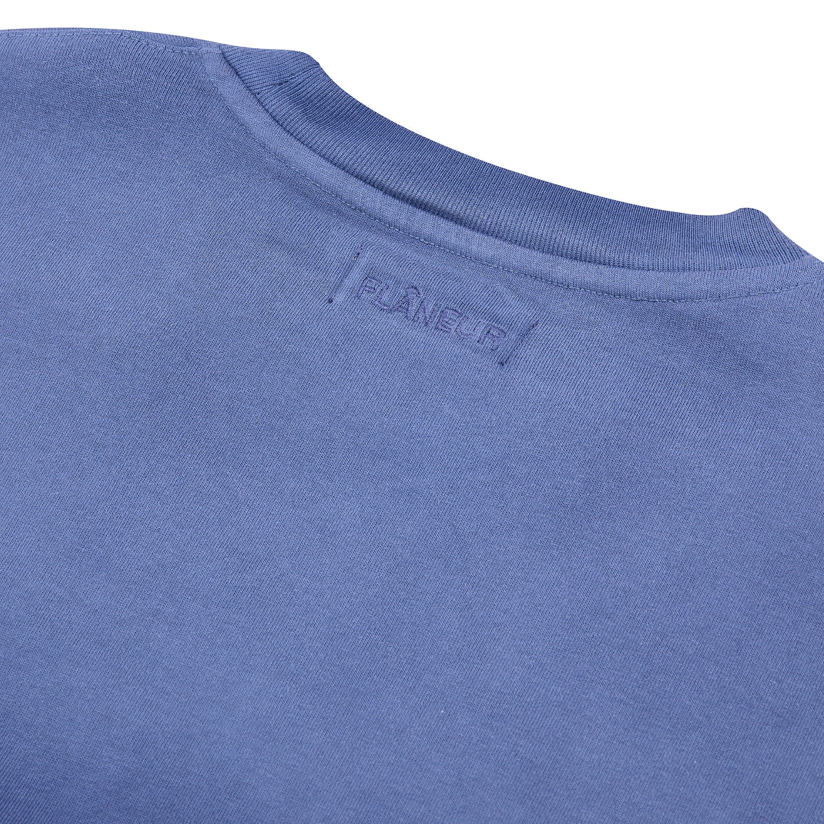 Washed Puffed Logo T-Shirt | Purple product image 5, provided for visual reference and product detail review