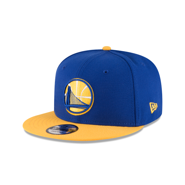 Golden State Warriors NBA New Era Men Royal Blue/Gold 9Fifty Two Tone Snapback product image 1, provided for visual