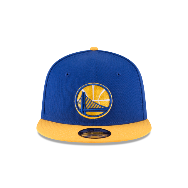 Golden State Warriors NBA New Era Men Royal Blue/Gold 9Fifty Two Tone Snapback product image 4, provided for visual