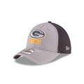 Green Bay Packers NFL New Era Men Grey 39Thirty Grayed Out Neo 2 Stretch Fit Hat product image 1, provided for visual