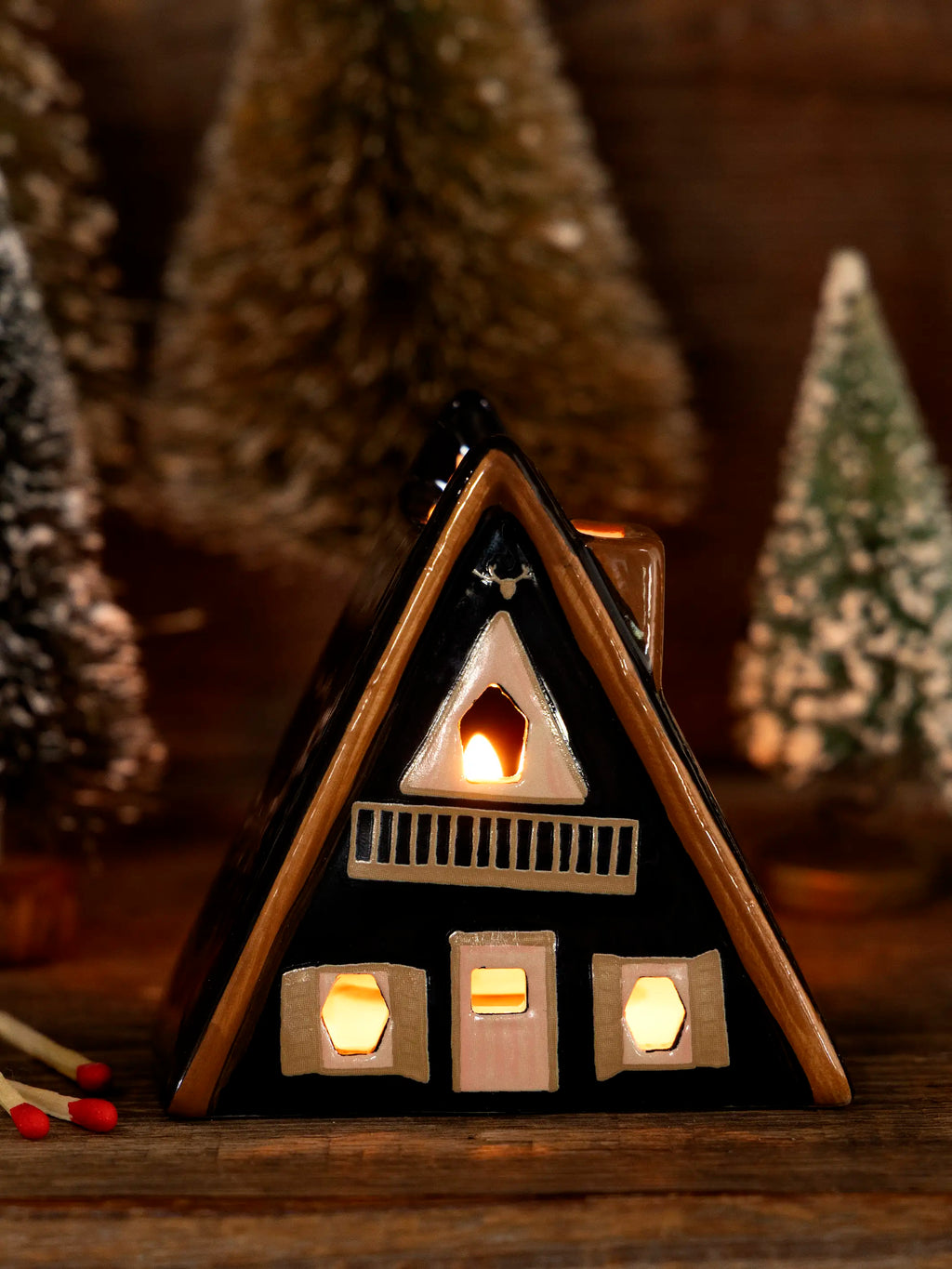 Incense House & Tealight Holder - Nordic Cabin