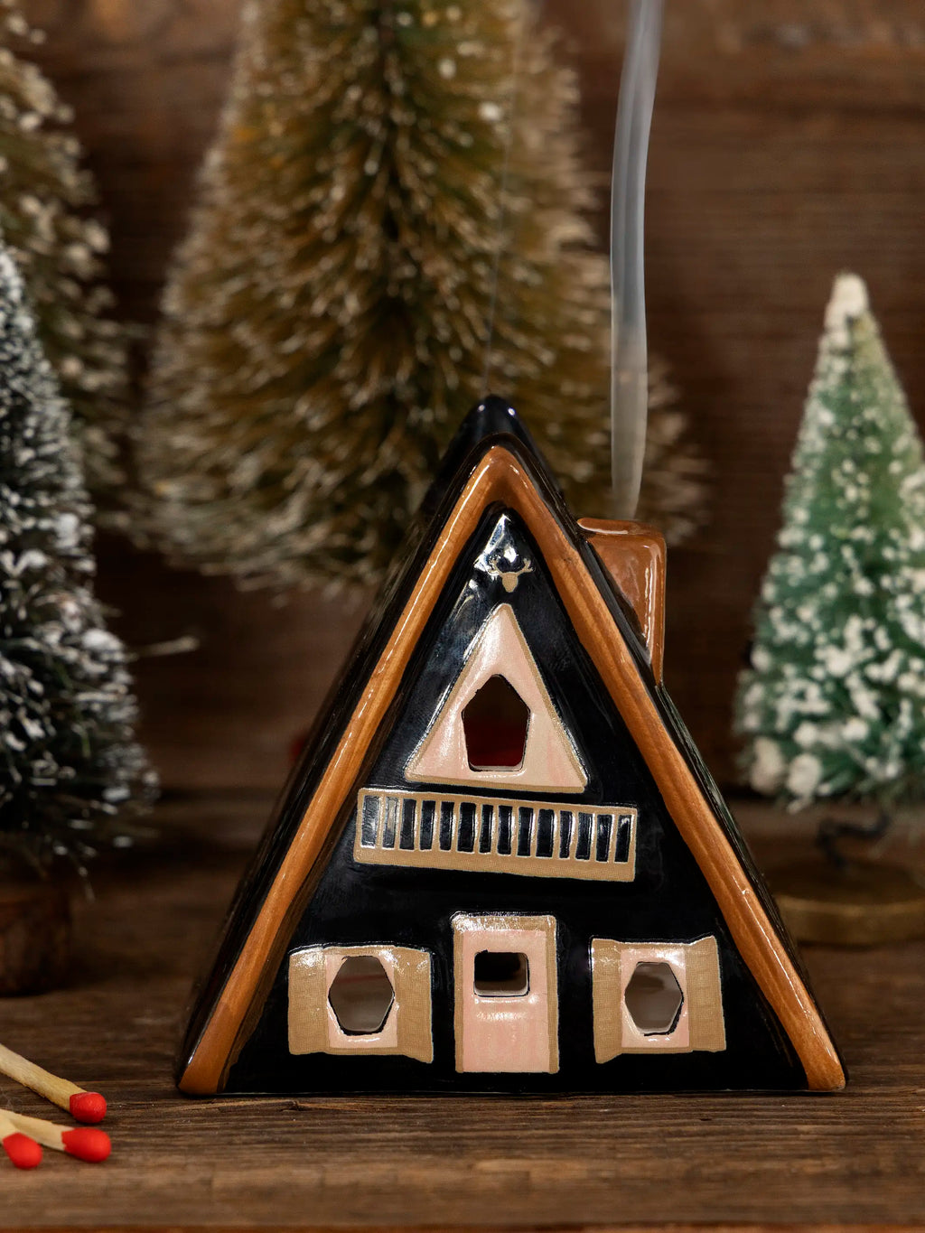 Incense House & Tealight Holder - Nordic Cabin