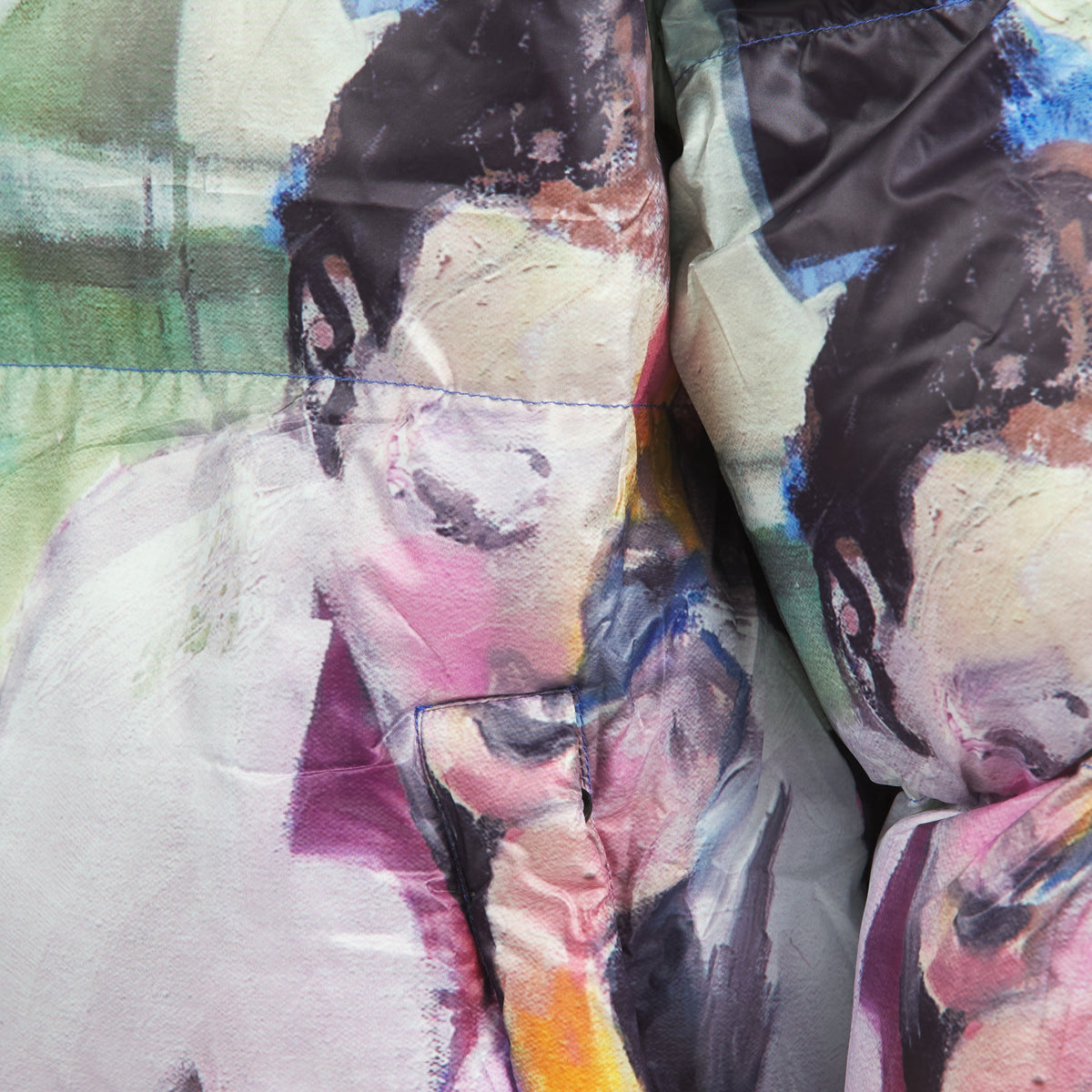 Sunday Mornings Printed Puffer Jacket product image 5, provided for visual reference and product detail review