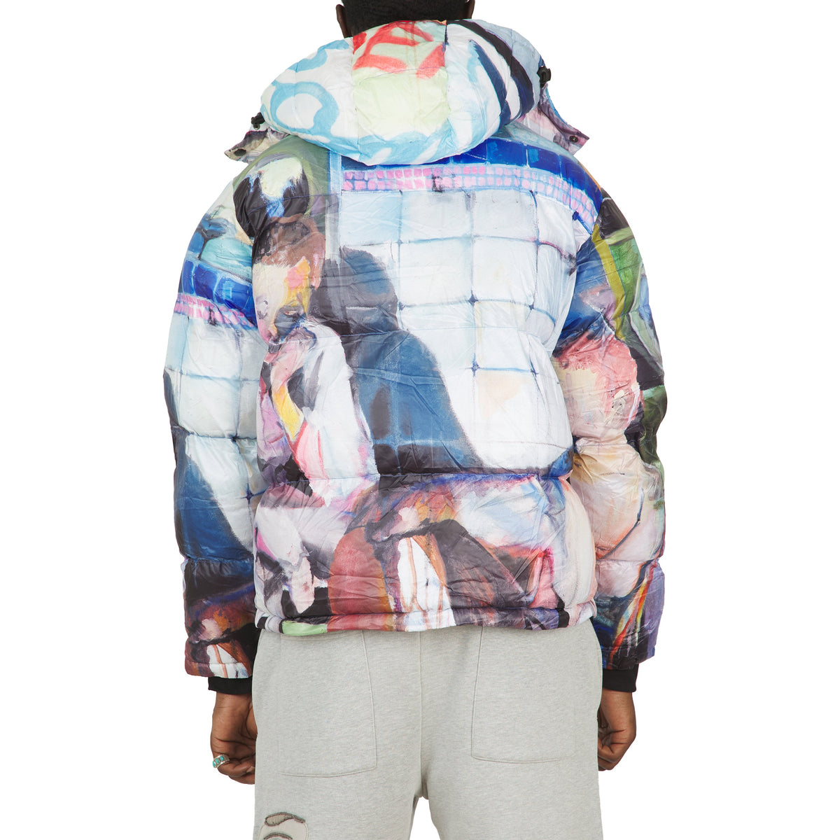 Sunday Mornings Printed Puffer Jacket product image 4, provided for visual reference and product detail review