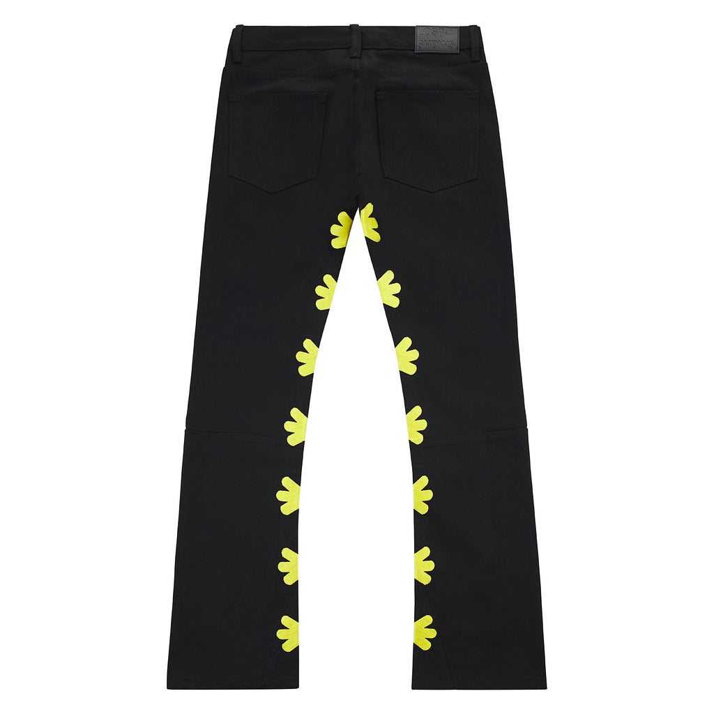 Denim Pant | Yellow product image 2, provided for visual reference and product detail review