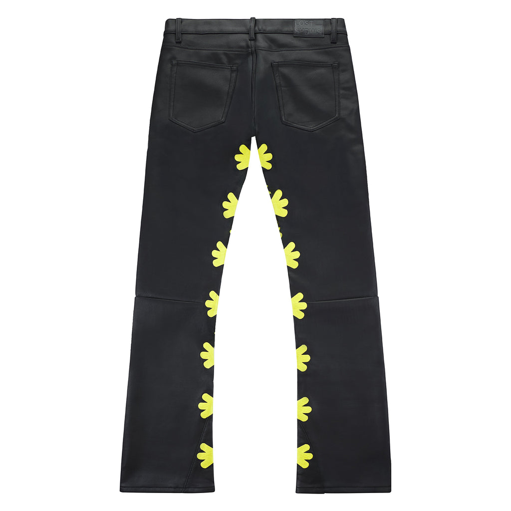 Leather Pant | Yellow product image 2, provided for visual reference and product detail review