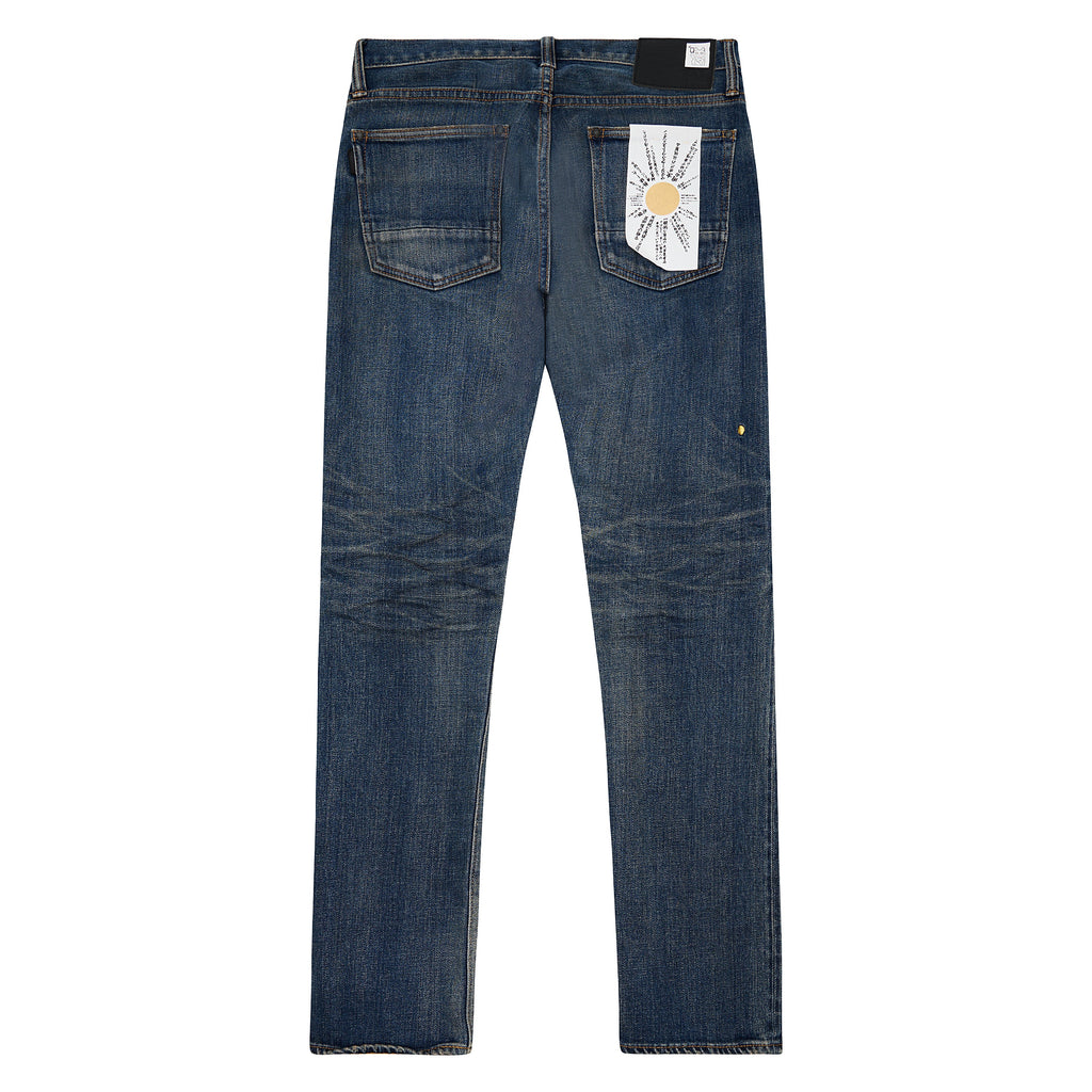 Nara Slim Hatsu Dirty Vintage Denim product image 4, provided for visual reference and product detail review