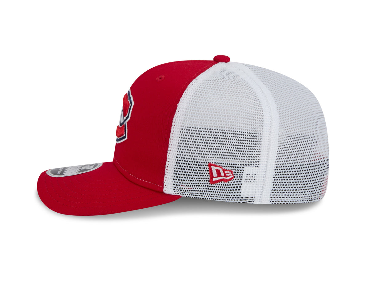 Montreal Canadiens NHL New Era Men Red 9Seventy Trucker Snapback Hat product image 5, provided for visual reference and
