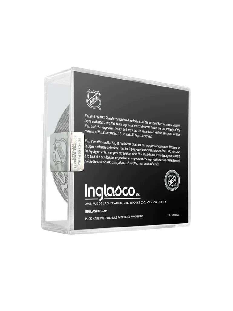 Edmonton Oilers NHL Inglasco 2025-26 Officially Licensed Game Hockey Puck product image 7, provided for visual reference and