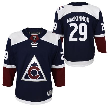 Nathan Mackinnon Colorado Avalanche NHL Outerstuff Youth Navy Premier Alternate Jersey product image 1, provided for visual