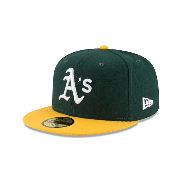 Oakland Athletics MLB New Era Men Green 59Fifty Authentic Collection On Field Fitted Hat product image 1, provided for