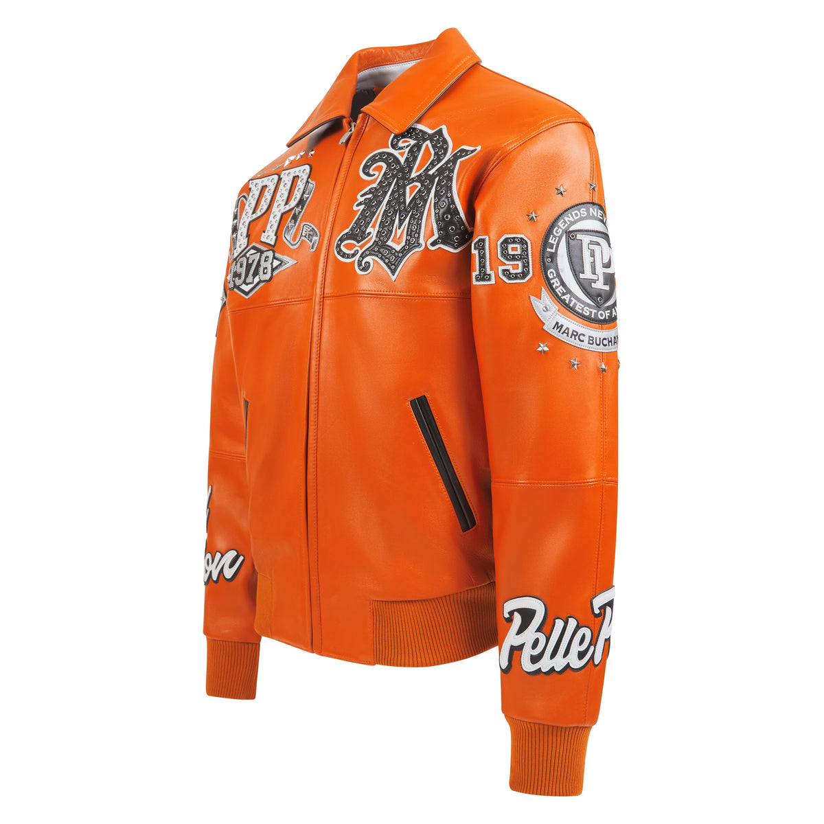All Time Champions Jacket | Orange/Black/Silver/White product image 7, provided for visual reference and product detail