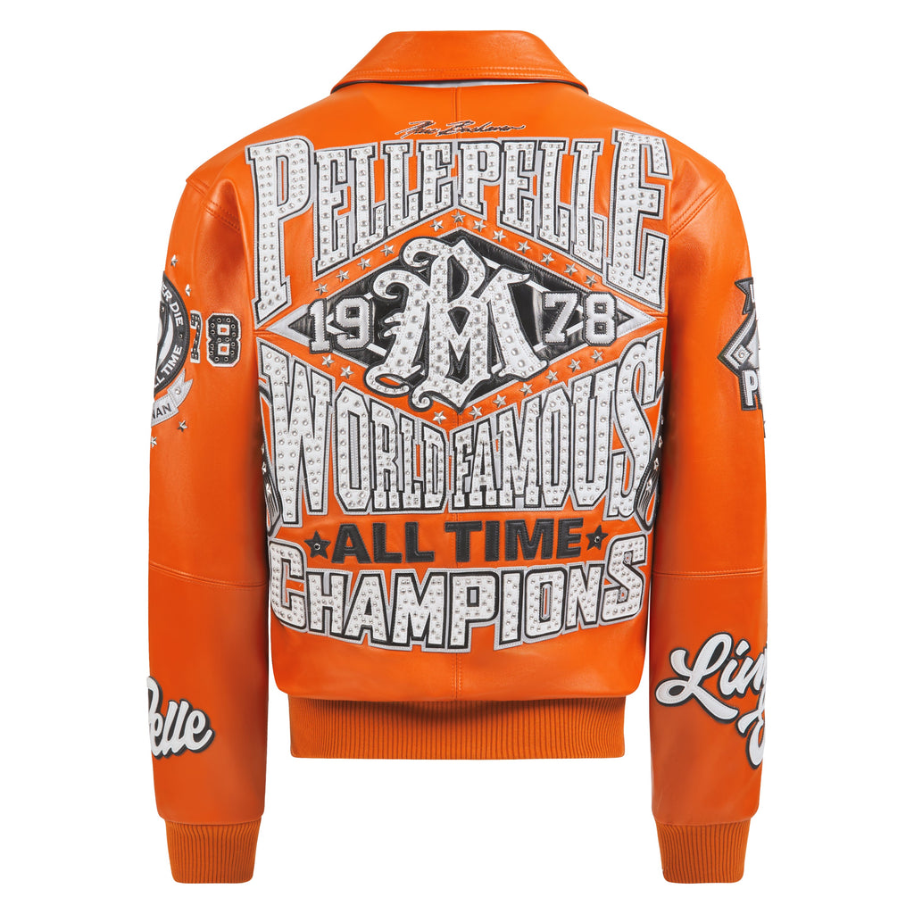 All Time Champions Jacket | Orange/Black/Silver/White product image 8, provided for visual reference and product detail