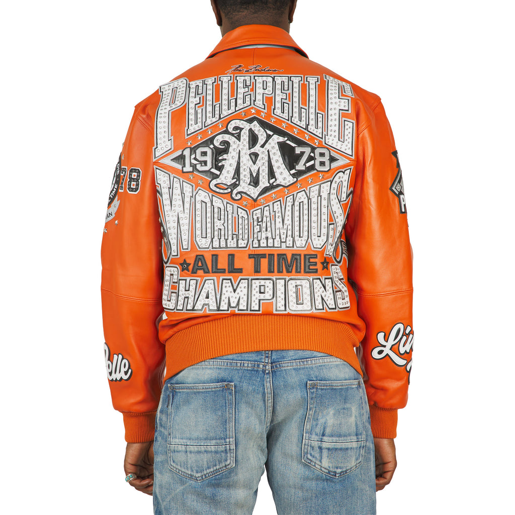 All Time Champions Jacket | Orange/Black/Silver/White product image 4, provided for visual reference and product detail