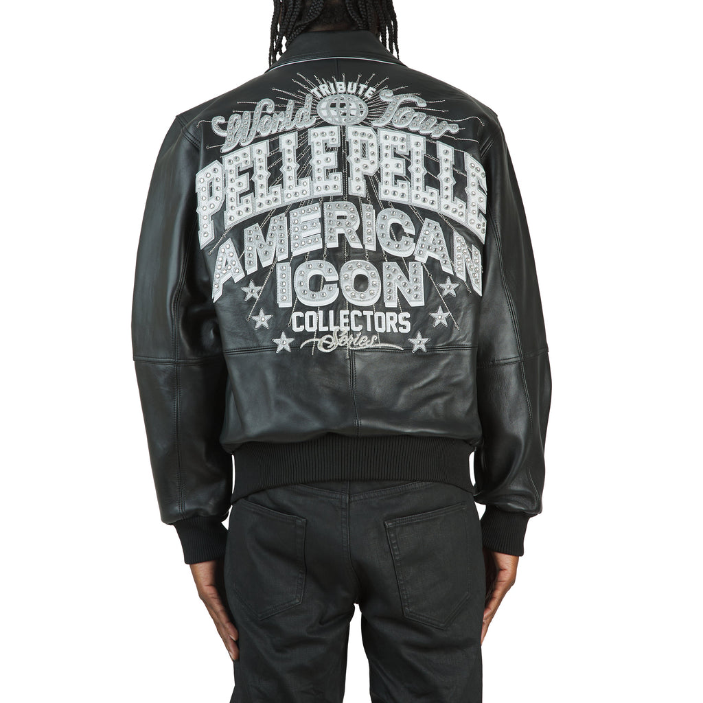 World Tour Icon Jacket | Black/Silver/White product image 4, provided for visual reference and product detail review