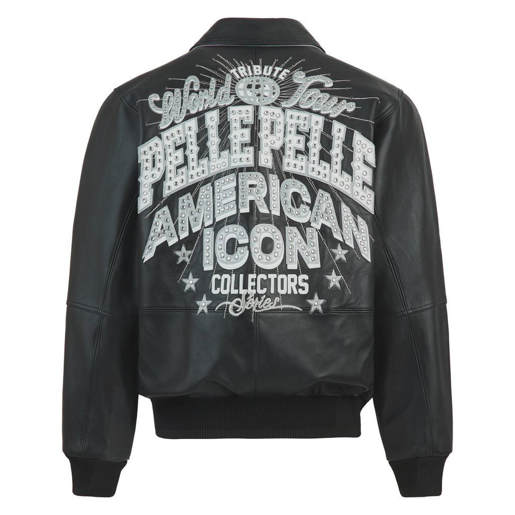 World Tour Icon Jacket | Black/Silver/White product image 5, provided for visual reference and product detail review