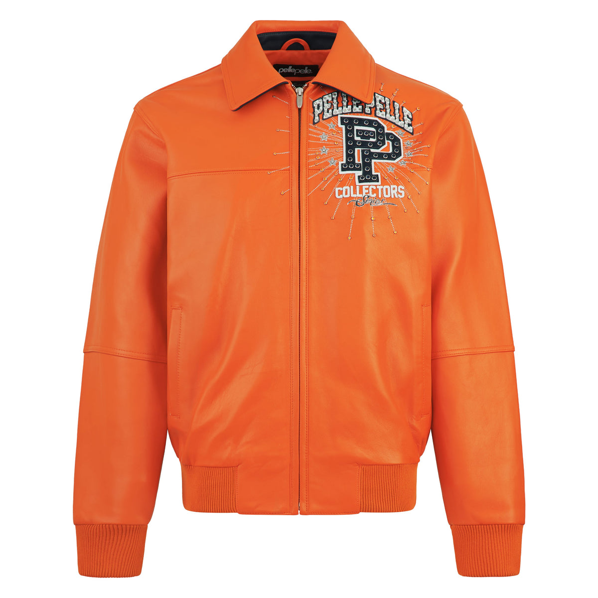 World Tour Icon Jacket | Orange/Navy/White/Silver product image 1, provided for visual reference and product detail review