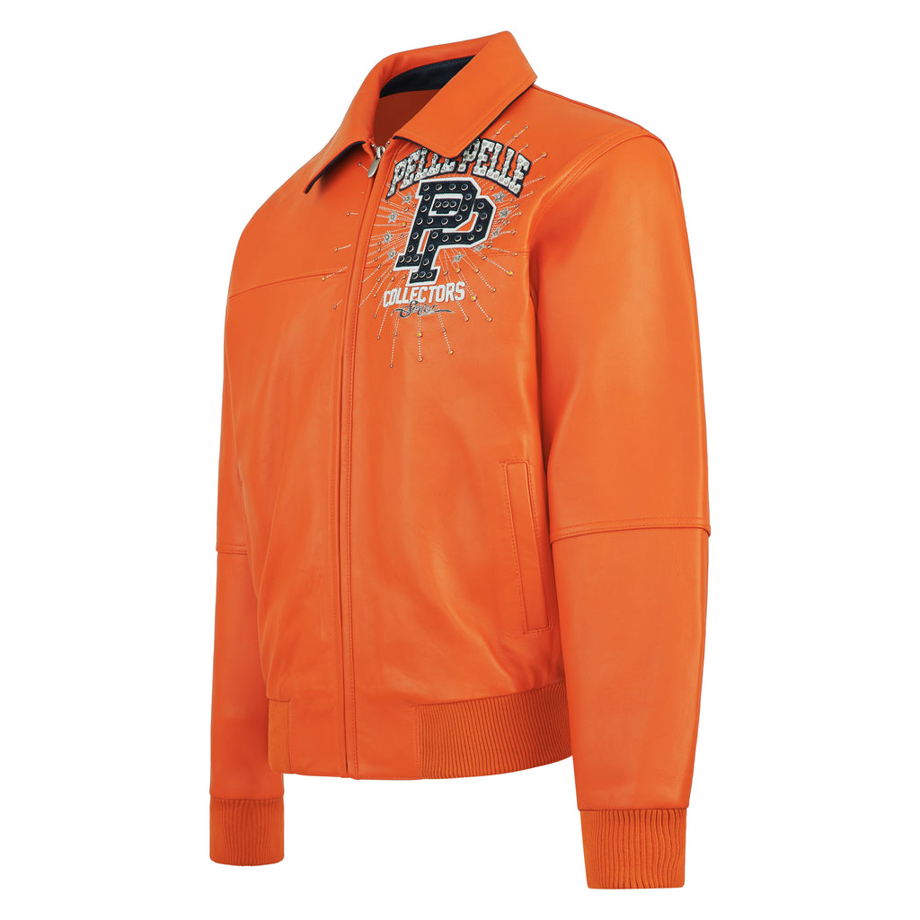 World Tour Icon Jacket | Orange/Navy/White/Silver product image 4, provided for visual reference and product detail review