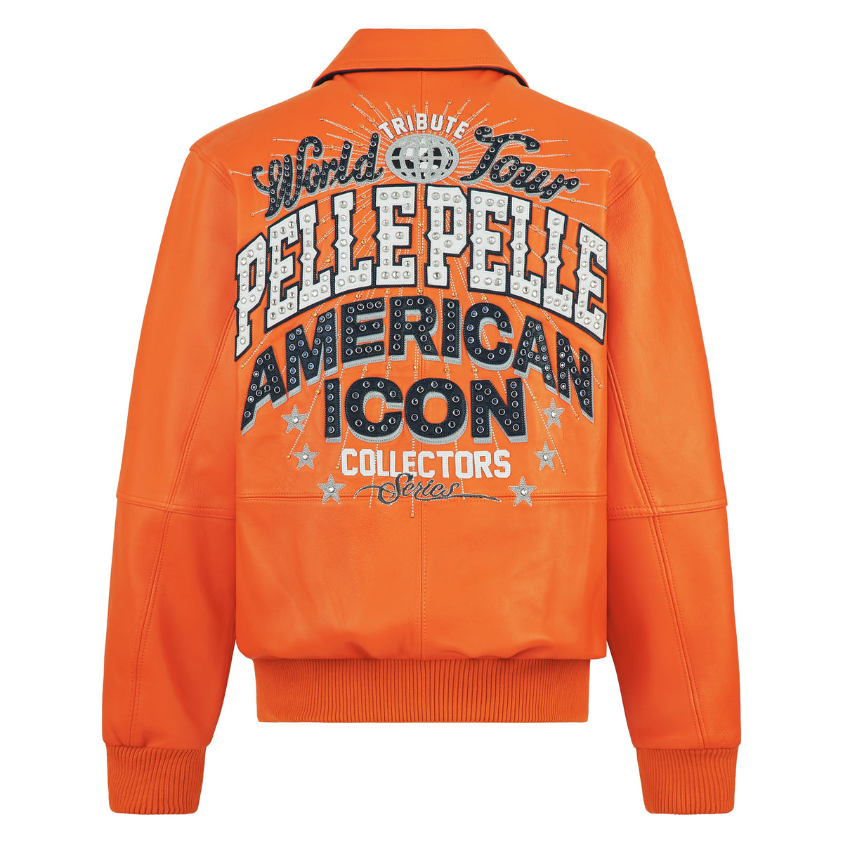 World Tour Icon Jacket | Orange/Navy/White/Silver product image 6, provided for visual reference and product detail review