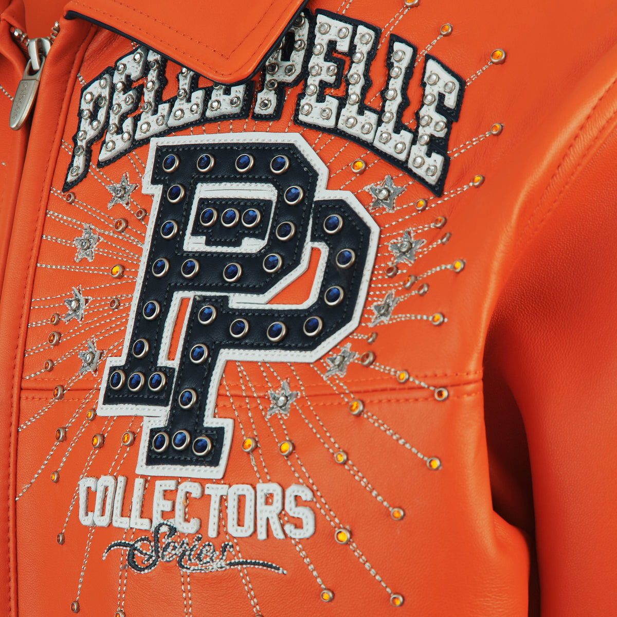World Tour Icon Jacket | Orange/Navy/White/Silver product image 7, provided for visual reference and product detail review