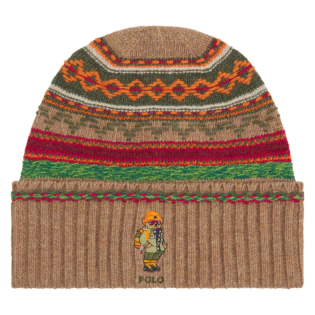 Fairsile Red Rocks Bear Beanie product image 1, provided for visual reference and product detail review