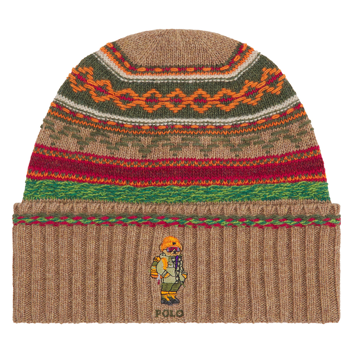 Fairsile Red Rocks Bear Beanie product image 1, provided for visual reference and product detail review