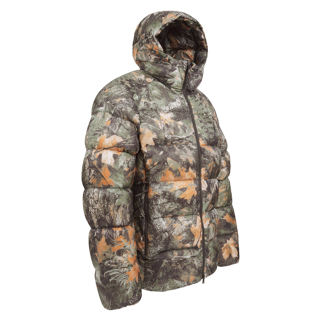 Forest Print Down Jacket product image 7, provided for visual reference and product detail review