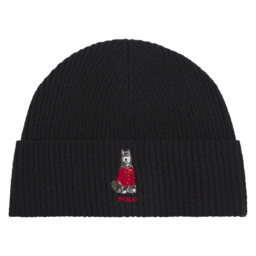 Holiday Dog Beanie | Polo Black product image 1, provided for visual reference and product detail review