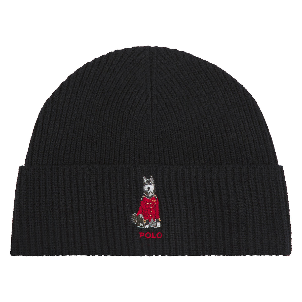 Holiday Dog Beanie | Polo Black product image 1, provided for visual reference and product detail review
